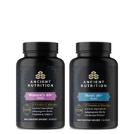 Ancient Nutrition Multivitamin Women's 40+, 90 Count and Multivitamin Men's 40+, 90 Count
