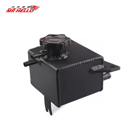 Aluminum For Subaru Impreza Coolant Expansion Tank WRX 2.0L Turbo EJ205 EJ255 2002-2007 / STI 2.5L 2