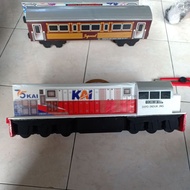 LOCOMOTIVE CC201 Livery White Orange - Indonesian Railway Miniature