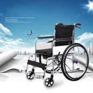 Thick Steel Tube Folding Lightweight Cutting-edge Wheelchair Hand-pushing Type Walking Aids