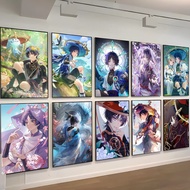 Anime Games Genshin Impact Scaramouche Wanderer Classic Vintage Posters HD Quality Wall Art Posters 
