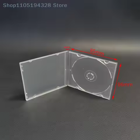 [HM]1PC 8CM ReadStar Transparent PP Ultrathin Standard DVD Case 3Inch CD Package Portable CD Storage
