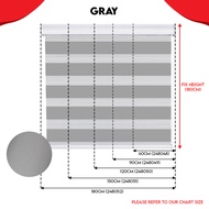 SUPERSAVE 500D Zebra Blind Curtain Blinder Bidai Tingkap Zebra Curtain Blind Curtain Window Blind Ti