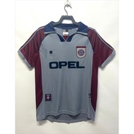 1998 99 Bayern Away Retro Jersey Football Sports Short Sleeved T-shirt