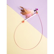 Cat teaser wand Classic Feather Bell Steel Wire Cat Stick Wand Cat Toy