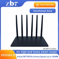 ZBT-Z8103AX-D WiFi 6 Router 1800Mbps router  Dual Band Mesh Router 1WAN+3LAN Fiber router UniFi Fibe