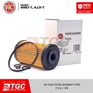 VIC Fuel Filter Element Type for Isuzu 4HK1-T, 4JJ1-T F-514 - 1pc