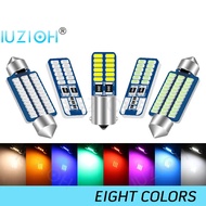 IUZIOH 12V 24V C10W C5W Led Bulb Festoon 31 mm Lamp T10 W5W BA9S 31mm 28mm 36mm 39mm 41mm Car Interi
