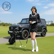 Liquidation of genuine DK GOLF women's golf full set including sweater M22Y014 + golf skirt M22Q014 