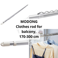IKEA MODONG Clothes rod for balcony, 170-300 cm