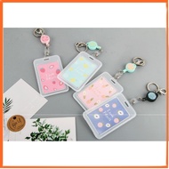 Transparent Card Retractable Buckle Holder Easycard Keychain Magnetic Hard Shell Id Annie Shop Lanya