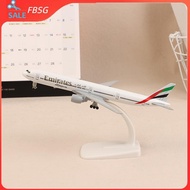 FBSG 20cm B777 UAE Emirates Airline Boeing 777 Aircraft Model Die-casting Alloy Metal Airplane With 