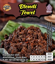 Blendi Tewel Khas Blitar