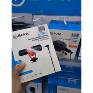 Boya BY-MM1+ Upgrade Microphone With Mic Output For Monitor For Cellphone Camera