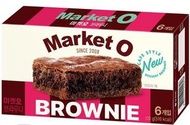 韓國 Market O Real Brownie 布朗尼 朱古力蛋糕 6pcs (獨立包裝) (平行進口貨品) 此日期或之前食用：2026.11.1