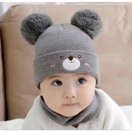 Baby boy beanie knitted beanie aged 0_4 years