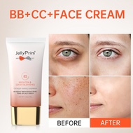 Instant Whitening CC Cream Women Foundation Cream for Face Makeup Concealer Dark Spots Acne Scars Removal Skincare Facial Cream