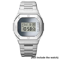 เคสกรอบนาฬิกา316L สำหรับ DW5610ผู้ชายดัดแปลงโลหะ5610 DW5600นาฬิกา Casio กระเปาะเหล็กไร้สนิมสำหรับผู้