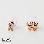 Lucy's X Hello Kitty 50周年 獨家聯名 Our Birthday 耳環 (五色) (119301/119302/119303/119304/119305)/ 玫金紫