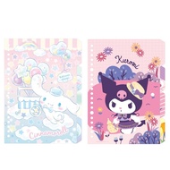 [King PLAZA] Sanrio PP Separator Board 20 Holes Loose Leaf A5 Divider Winnie The Pooh Three-Eyed Mon