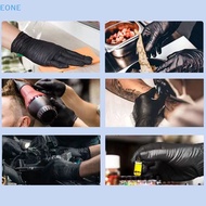 EONE 100PCS Black Nitrile Gloves Thickened Disposable Gloves Household Cleaning Work Safety Gardening Gloves Kitchen Tools HOT