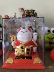 招財貓 太陽能擺件