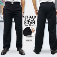 SELUAR SLACK HITAM LELAKI 638 SIZE 27-42