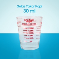 Expresso Shot Glass Coffee Measuring Cup 30ml - MD19