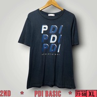 Kaos Pria PDI Basic Navy Size XL (71x58)cm
