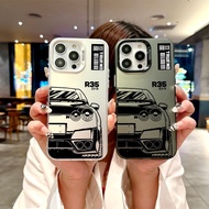 GTR R35 (3) design Phone Case For iphone XR XS MAX 11 12 13 14 15 16 17 Pro Max Accessories Casing C