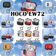 【Hot sale】For HOCO EW72 Case Color Series Minimalist Soft Silicone Earphone Case Casing Cover
