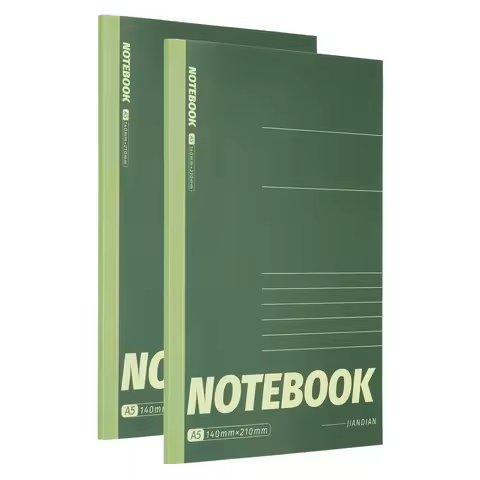 2/4Pcs A5 Journal Ruled Lined Notebook 5.5x8.3Inch 30 Sheets/60 Pages 70GSM Small Sketchbook Memo Pa