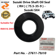 Suzuki Drive Shaft Oil Seal ( 75.5-35-9 ) - Suzuki SX4 ( 27611-79J10-000 )