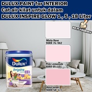 ICI DULUX INSPIRE INTERIOR GLOW 18 Liter Misty Rose / Pink Lemonade / Rose Velvet