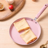 28cm Kuali pembakar pizza pemegang tunggal keluli tahan karat/ Stainless Steel Non - stick Frying Fl