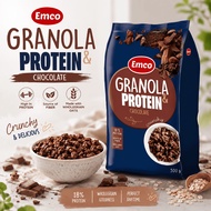 EMCO Chocolate Protein Granola 500g | High Protein | Healthy Breakfast & Snack