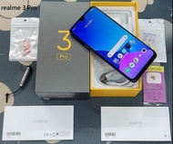 *典藏奇機*展示機出清-realme 3 Pro 64G/6.3吋水滴全螢幕/後置AI雙鏡頭/臉部、指紋辨識 藍