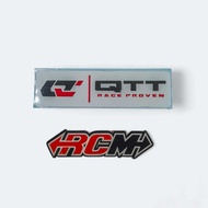 1 Piece Sticker Logo Emblem Cutting Cutting Hologram Qtt Race Proven Fuboru Daytona Racing Parts Ori