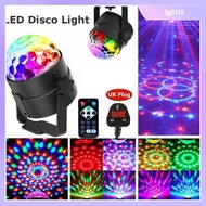 LG01I9 Club DJ Party Disco Stage Lights Colorful Lamp Remote Control LED Magic Ball Light