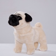 Soft Cute Shar Pei Plush Toy Dog Pug Animal Stuffed Doll Bulldog Kawaii Pekingese Baby Birthday Gift