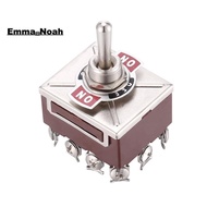 AC 380V 10A ON/OFF/ON 3 Positions 12 Pin Latching Toggle Switch 4PDT