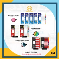 Index Divider / PVC Index Divider / Paper Index Divider / Paper Divider / Fit for 11 Holes 2, 3 & 4 
