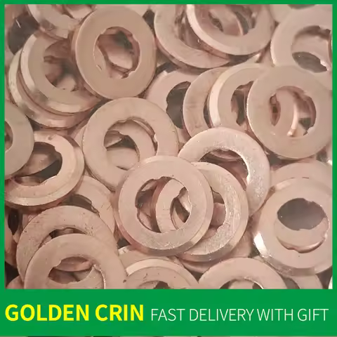 For Touareg Cayenne A6L Audi Q7 CRIN Diesel Injector Copper Washer Gaskets Repair Kits F00VP01009