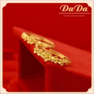 emas asli 24 karat 1 gram ada surat cincin /Cincin Bunga Isi Emas Asli