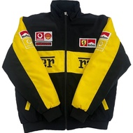 Women Men F1 Racing Jacket Embroidery Vintage Motorcycle Jacket