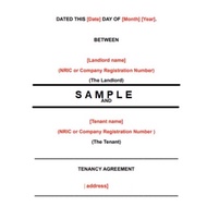 Tenancy Agreement Template
