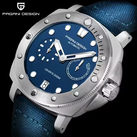 2025 PAGANI DESIGN Luxury Men's Automatic Mechanical Watch Sapphire Stainless Steel PD1767 Diving Wa