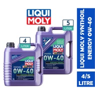 LIQUI MOLY Fully Synthetic Synthoil Energy 0W40 (5L/4L) Engine Oil For Proton/ Toyota/ Perodua/ Hond