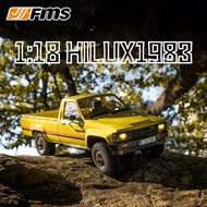 FMS 1:18 Hilux 1983 4X4 4WD RTR 2.4GHz 1/18 RC Simulated Electric Remote Control Model Car Crawler A