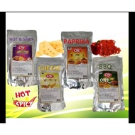 🔥NEW ITEM🔥SERBUK PERISA JENAMA OK/SEASONING POWDER 500G CHEESE PAPRIKA BBQ TOMYAM HOT&SPICY BUAT AYA